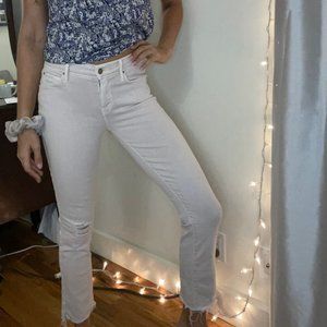 MOTHER light pink skinny jeans